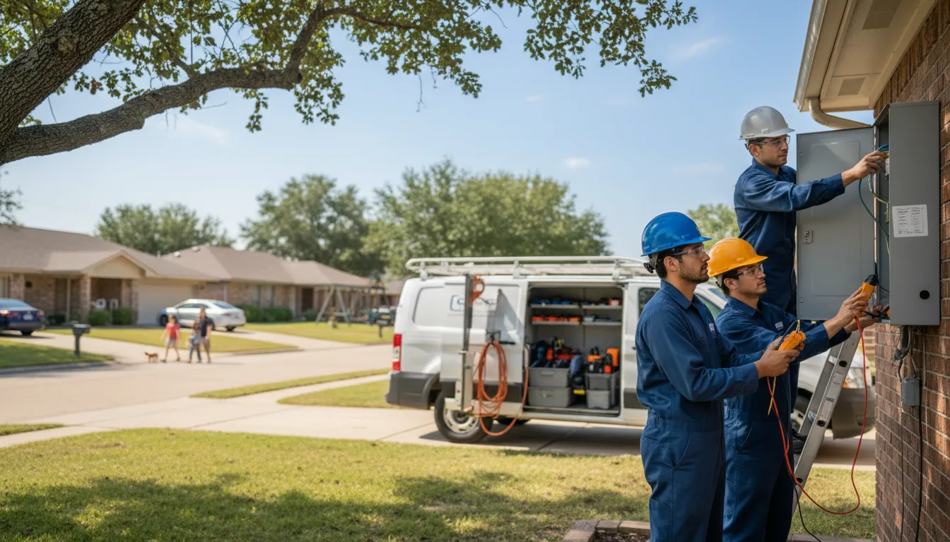 Certified electrician providing emergency electrical services in Lehr, ND